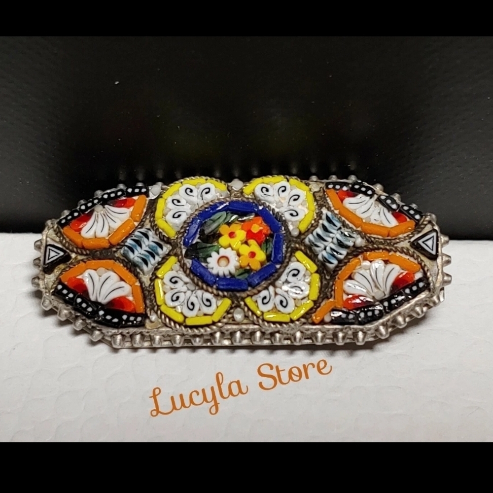 Colorful Mosaic Hair Clip
